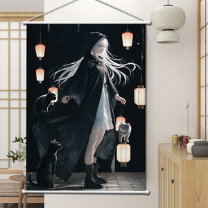 Vente en gros Affiche Bannière Conception d'impression personnalisée Image suspendue Dessin animé Anime Défilement mural pour la décoration - Product Image 5