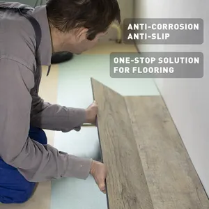 4毫米/5毫米/6毫米点击锁定刚性Spc地板防水塑料瓷砖乙烯基木板Spc地板