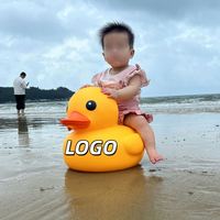 Vente en gros de mini-canards de bain personnalisés avec logo, canard en caoutchouc flottant en silicone avec son, cadeau promotionnel fait main personnalisé