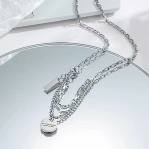 Collana da uomo <span class=keywords><strong>con</strong></span> ciondolo ispirazionale semplice, stile hip-hop, catena per maglione, gioielli <span class=keywords><strong>maschili</strong></span> - Product Image 5