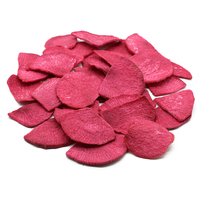 Chips de radis rouge frits sous vide sains et croustillants