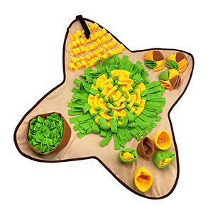Les jouets interactifs durables de puzzle de chien encouragent des qualifications naturelles de recherche de nourriture Snuffle Mat Pet Dog Feeding Mat - Product Image 1
