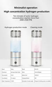مولد زجاجات مياه الهيدروجين القلوي المحمول كوب مولد هيدروجين للسيارة لأجهزة معالجة المياه