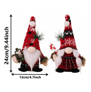 Gnomo de Santa Claus sin Rostro, Adorno Navideño Sueco Tomte, Decoración de Poliéster de 130g para Navidad y Año Nuevo - Product Image 6