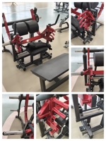 Kpeakfit Gym Plate Loaded Commercial Fitness Equipment Glute Bridge Trainer Hummer Hip Bridge Machine pour l'exercice des fessiers