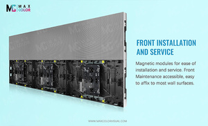 Rental Led <b>Display</b> Indoor Outdoor Full Color Ledwall P3.9 P3.91 Video <b>Wall</b> 500x500mm Die Cast Aluminum Screens P4 Rental Led Dis - Product Image 6