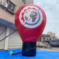 Ballon publicitaire gonflable personnalisé 8m 5m pour événements, disponible dès maintenant, pour sol et toit, en Oxford/PVC durable avec ventilateur intégré
