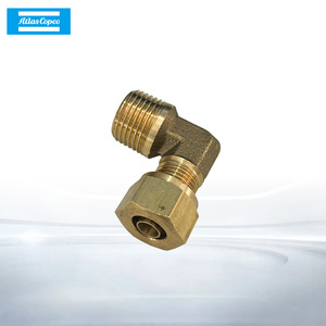 ข้อต่อท่อทองเหลือง Atlas Copco ข้องอ 90 องศา สำหรับอะไหล่เครื่องอัดอากาศ - Product Image 3