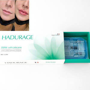 Relleno Dérmico Inyectable <span class=keywords><strong>de</strong></span> Ácido Hialurónico, Antiarrugas, Antienvejecimiento, Gel <span class=keywords><strong>de</strong></span> <span class=keywords><strong>Aumento</strong></span> <span class=keywords><strong>de</strong></span> <span class=keywords><strong>Labios</strong></span>, Nariz, Ojos, Rostro y Cuerpo, 24mg HA - Product Image 1