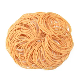 Factory direct sales durable eco friendly rubberbands beige rubber band for office supplies