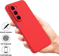 Coques de téléphone en silicone liquide de haute qualité pour Infinix Hot 60 50 40 Pro+ OEM Personnaliser le logo Coque arrière Étanche