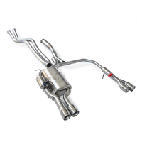 Tuyaux d'échappement Catback en acier inoxydable 304 de haute qualité avec silencieux à valve pour BMW 535i 3.0T N54 E60 2003-2009 pour améliorer la puissance à haut régime