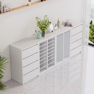 Modernos y Sencillos Gabinetes de Cosméticos Personalizados, Gabinetes de Exhibición de Esmalte de Uñas y Gel para Salones de Uñas y Bares, en Venta - Product Image 4