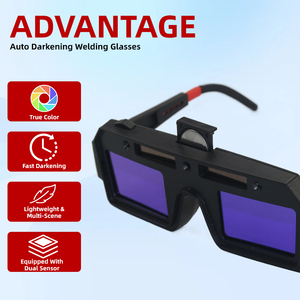 Nouvelles lunettes de soudage solaires à gradation automatique avec 2 capteurs pour TIG MIG MMA Plasma - Product Image 2
