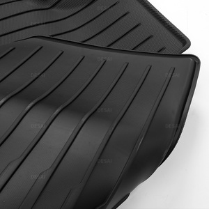 Tapis de sol de voiture complet en matériau TPE respectueux de l'environnement avec motif de Grain de riz Unique pour <span class=keywords><strong>Hyundai</strong></span> <span class=keywords><strong>IONIQ</strong></span> <span class=keywords><strong>5</strong></span> - Product Image 4