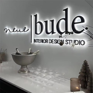 カスタマイズ可能な屋内ビジネス<span class=keywords><strong>LED</strong></span>サインカスタムバックライト文字オフィスの壁バーの広告サイン変圧器電源 - Product Image 3