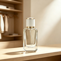 Flacon de parfum de luxe en gros, 30 ml, 50 ml, 100 ml, vaporisateur transparent