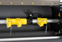 Laminateur électrique automatique LF1700-F1 Pro 1600 mm, machine à plastifier à chaud et à froid avec une vitesse de 50 m/min pour l'emballage papier