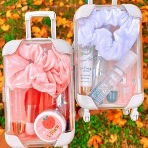 2024 luxe Mini <span class=keywords><strong>valise</strong></span> en plastique bagages en gros vente chaude 3D vison cils boîtes multi-usages jouets bonbons maquillage outils emballage - Product Image 5