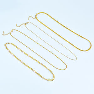 פטיננה זהב באיכות גבוהה ציפוי טיטניום נירוסטה שרשראות שרשראות - Product Image 5