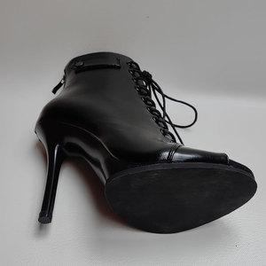 Sandales plateforme imperméables personnalisées pour femmes, bottes de danse courtes à talons aiguilles, chaussures de danse jazz à lacets, grande taille pour femme - Product Image 6