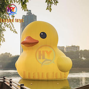 Canard gonflable géant en PVC de 10 m de hauteur, design jaune personnalisé pour utilisation en eau en extérieur - Product Image 2