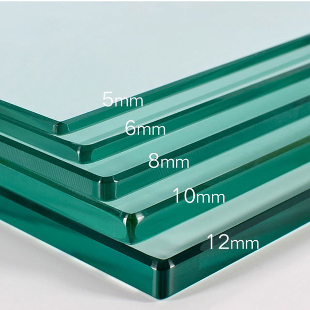 Industrial Tempered Glass in Stock 5Mm Transparent Tempered Glass Panel Can Be Ordered Directly for Tempering