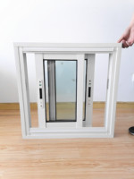 Aluminium-Schiebefenster Schalldicht Energiesparend Außenwohnenfenster Mit Mückenschutz Energieeffizienz-Zertifiziert
