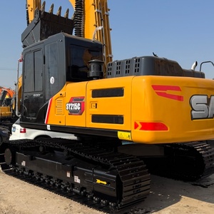 Excavatrice Sany 215 Sy215 d'occasion, 21 tonnes, taille moyenne, Sany215C, excavatrice sur chenilles, équipement de construction, machine à vendre - Product Image 6