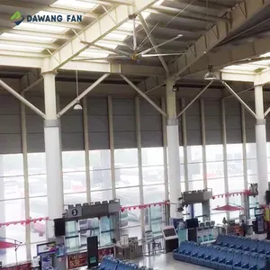 Excellent Performance 24ft 22ft Large Industrial Hvls Ceiling Fan For Workshop Plant
