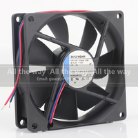 Ventilateur de refroidissement axial 3412 NGHH à faible bruit, 5V 24V 48V DC 12V 270mA 3.2W AC EC 9025 90X90X25MM 9CM, convertisseur de fréquence, deux fils