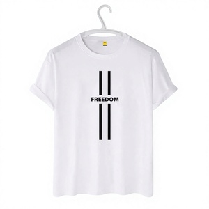 T-shirt Homme Premium 100% Coton Printemps-Été Imprimé Multicolore 180 GSM Respirant Anti-Plis Logo Personnalisé Faible MOQ - Prix - Product Image 1