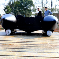 Prix d'usine – Bateau de pêche gonflable en PVC de 0,9 mm, bateau à rames, bateau de sauvetage en caoutchouc avec tuyau d'air de 3 m