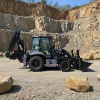 Wheel Loader Berkualitas Tinggi Dengan Kemampuan Manuver yang Luar Biasa, Mini Backhoe Loader Baru Dengan Sistem Hidrolik Canggih