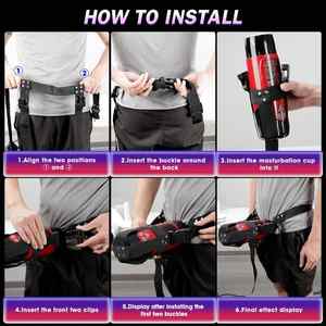 ของเล่นทางเพศอิเล็กทรอนิกส์แบบสั่นพร้อมวัสดุ TPE การออกแบบใหม่สำหรับผู้ชาย - Product Image 6