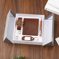 Set Hadiah Pria: Sabuk Kertas, Kacamata Hitam, Dompet, Organizer Saku - Praktis, Modern, Minimalis, untuk Hari Ayah, Thanksgiving, Tahun Baru