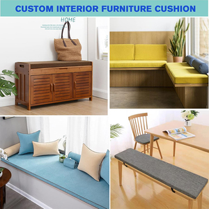 SUREWALHOME Indoor Furniture Cushion Anti Slip Garden Cushion Foam Patio Chair Cushions Customized <strong>Bench</strong> <strong>Pad</strong> - Product Image 3