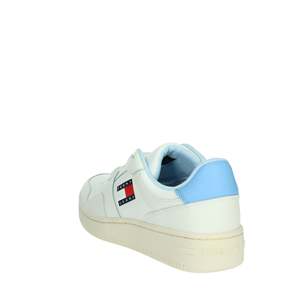 Zapatillas <span class=keywords><strong>Tommy</strong></span> <span class=keywords><strong>Jeans</strong></span> Blancas y Azul Claro para Mujer, Estilo Deportivo - Product Image 2