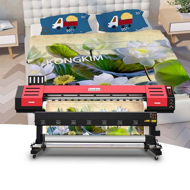 Textile Printing Machines Digital Fabric Sublimation Printer 1.6m Large Format Inkjet Vinyl Eco Solvent Printer With Xp600