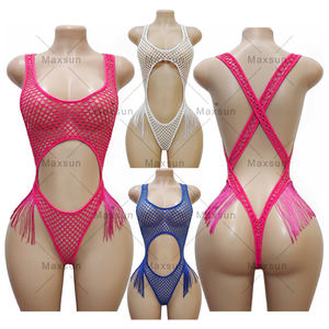 ملابس راقصة بتصميم Maxsun صناعة غريبة ملابس رقص مثيرة فتاة الكبار غريبة ثلاث قطع ملابس رقص - Product Image 5