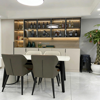 Buffet minimaliste pour toute la maison, rangement en panneaux de bois écologiques