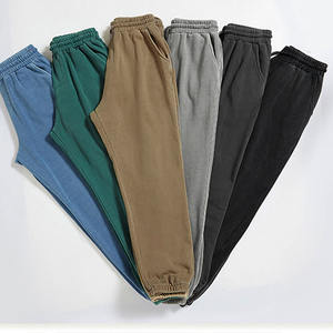 מכנסי טרנינג גברים בהתאמה אישית, גזרה ישרה, מותן בינוני, פתח רגליים פתוח, 100% כותנה, 400 גרם למ\\\"ר, ללא גומי בקרסול, יוניסקס - Product Image 5