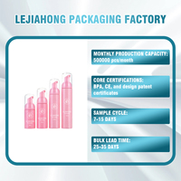 Bouteille en mousse PET personnalisée OEM ODM, anti-fuite, avec pompe moussante pour le lavage du visage, le savon pour les mains, l'emballage