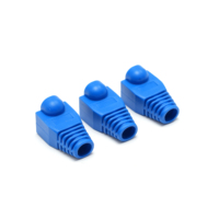 Blau/Grau/Schwarz RJ45 Cat5e/Cat6/Cat7 Ethernet-Netzwerkkabel Zugentlastungsstulpen mit wasserdichter/staubdichter Steckerabdeckung