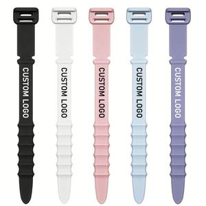 Organisateur de câbles élastiques multifonctionnels, organiseur de câbles de données, organiseur de câbles réutilisable en silicone, sangles d'organisation de câbles - Product Image 1