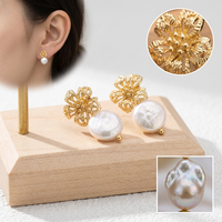 Boucles d'oreilles en perles naturelles Amazonite Goutte Plaqué or Cadeau romantique pour fête Bijoux de mode Boucles d'oreilles en perles