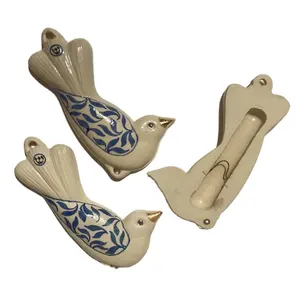 custom christian gifts wedding decoration party ceramic mezuzah bird