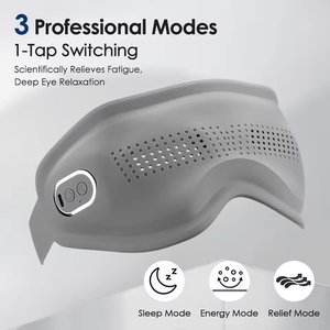 Nuevo diseño Visual 3D acupresión masajeador de Ojos de silicona con vibración de calefacción y música masaje eléctrico máscara de ojos para alivio de los ojos - Product Image 4