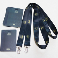 Cordons de cou personnalisés Keepfly avec badge PVC assorti pour événements VIP et carte d'identité