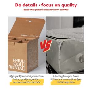 Papel Kraft Corrugado Ecológico de Alta Gama, Biodegradable, Reciclable <span class=keywords><strong>y</strong></span> Reutilizable, con Logotipo Personalizado en Relieve, para Alimentos para Bebés - Product Image 4